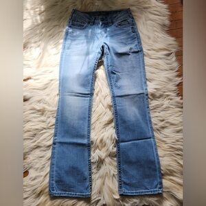 Silver Jeans Light Blue Slim Boot Cut Women's Jeans